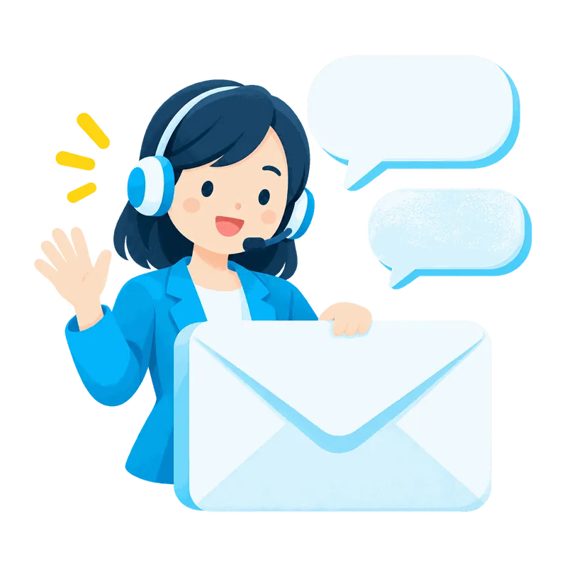 お問い合わせ窓口のイラスト